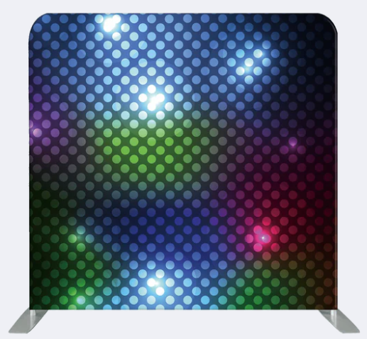 Vierkante backdrop disco huren voor photobooth of evenement - Q-Verhuur