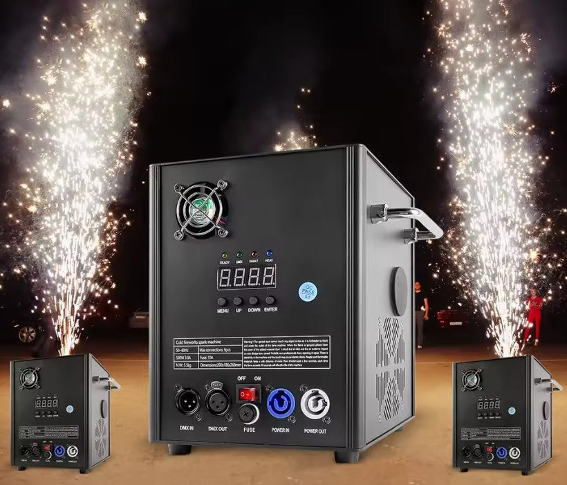 Sparkle machine / koude vonken machine huren voor evenement - Q-Verhuur